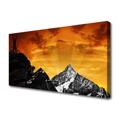 Canvas Kunstdruck Gebirge Landschaft