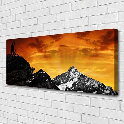 Canvas Kunstdruck Gebirge Landschaft