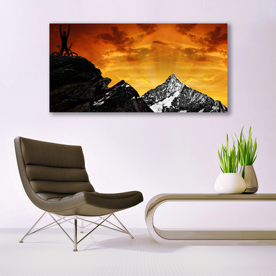 Canvas Kunstdruck Gebirge Landschaft