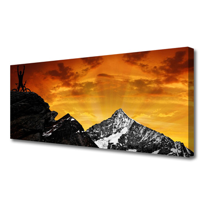 Canvas Kunstdruck Gebirge Landschaft