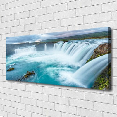 Canvas Kunstdruck Wasserfall Natur