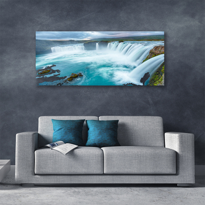 Canvas Kunstdruck Wasserfall Natur