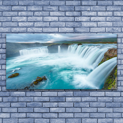 Canvas Kunstdruck Wasserfall Natur