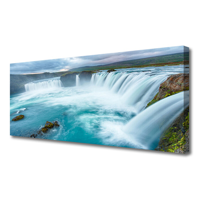 Canvas Kunstdruck Wasserfall Natur