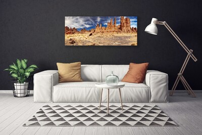 Canvas Kunstdruck Wüste Landschaft