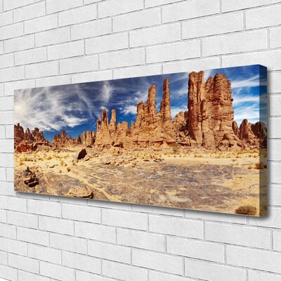 Canvas Kunstdruck Wüste Landschaft