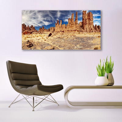 Canvas Kunstdruck Wüste Landschaft