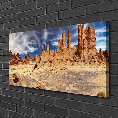 Canvas Kunstdruck Wüste Landschaft