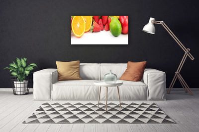 Canvas Kunstdruck Früchte Küche