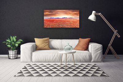 Canvas Kunstdruck Wüste Landschaft