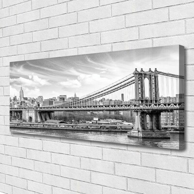 Canvas Kunstdruck Brücke Architektur