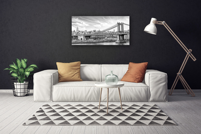 Canvas Kunstdruck Brücke Architektur