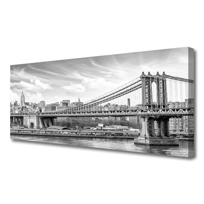 Canvas Kunstdruck Brücke Architektur
