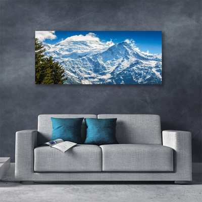 Canvas Kunstdruck Gebirge Baum Landschaft