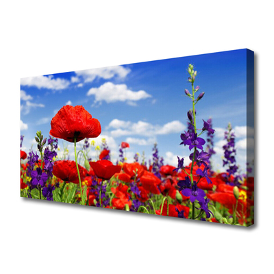 Canvas Kunstdruck Blumen Natur