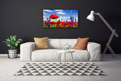 Canvas Kunstdruck Blumen Natur