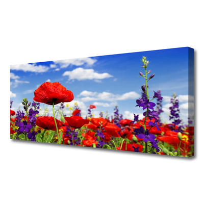 Canvas Kunstdruck Blumen Natur