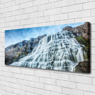 Canvas Kunstdruck Watterfall Natur