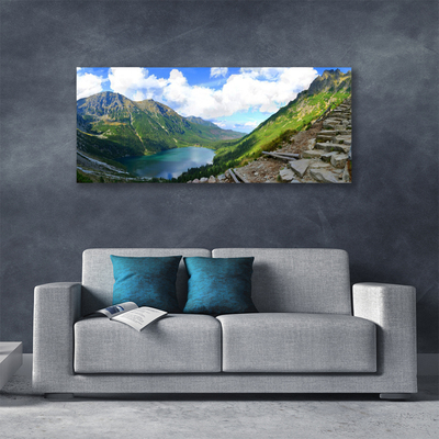Canvas Kunstdruck Gebirge Landschaft
