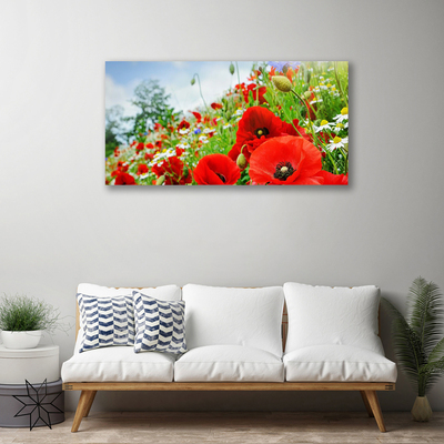 Canvas Kunstdruck Blumen Natur