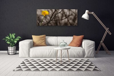 Canvas Kunstdruck Zweig Blume Pflanzen