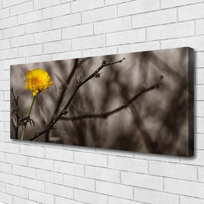 Canvas Kunstdruck Zweig Blume Pflanzen