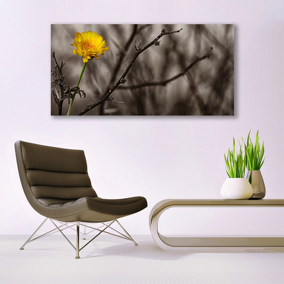 Canvas Kunstdruck Zweig Blume Pflanzen