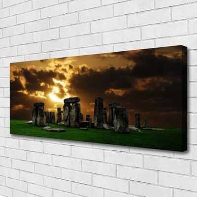 Canvas Kunstdruck Steine Landschaft