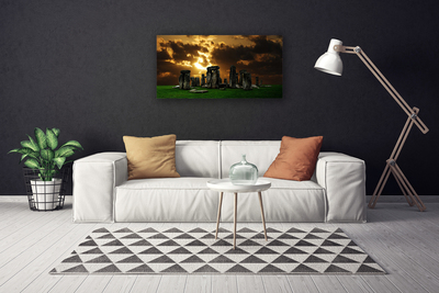 Canvas Kunstdruck Steine Landschaft