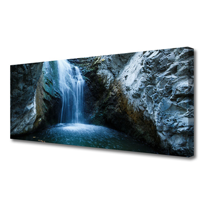 Canvas Kunstdruck Watterfall Natur