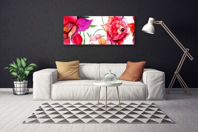 Canvas Kunstdruck Blumen Kunst