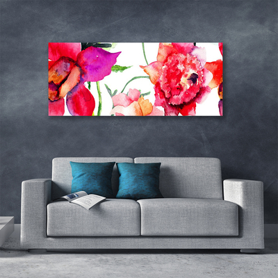 Canvas Kunstdruck Blumen Kunst