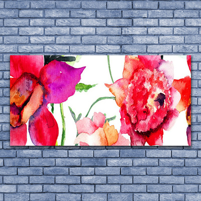 Canvas Kunstdruck Blumen Kunst