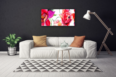 Canvas Kunstdruck Blumen Kunst