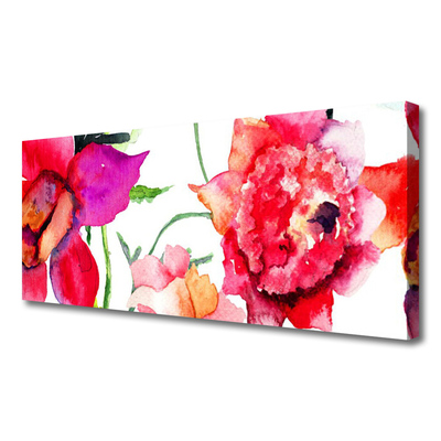 Canvas Kunstdruck Blumen Kunst