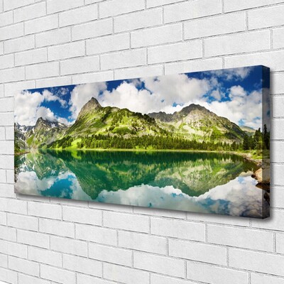Canvas Kunstdruck Gebirge See Landschaft