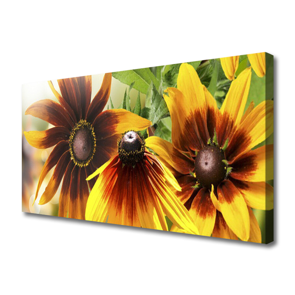 Canvas Kunstdruck Blumen Pflanzen