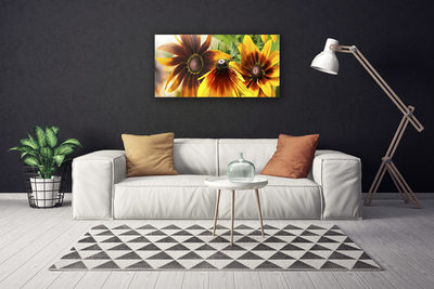 Canvas Kunstdruck Blumen Pflanzen