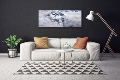 Canvas Kunstdruck Gebirge Nebel Landschaft