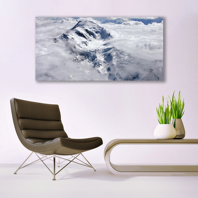 Canvas Kunstdruck Gebirge Nebel Landschaft