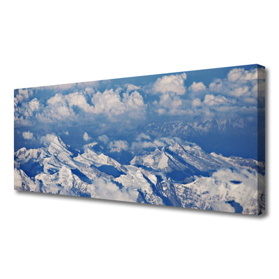 Canvas Kunstdruck Gebirge Wolken Landschaft