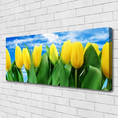 Canvas Kunstdruck Tulpen Pflanzen