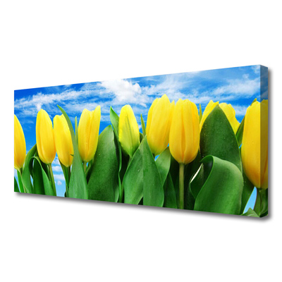 Canvas Kunstdruck Tulpen Pflanzen