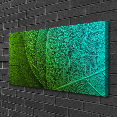 Canvas Kunstdruck Abstrakte Blätter Pflanzen