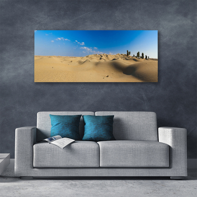 Canvas Kunstdruck Wüste Landschaft