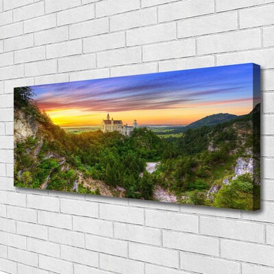 Canvas Kunstdruck Gebirge Landschaft