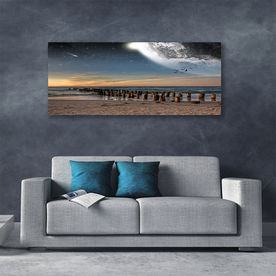 Canvas Kunstdruck Meer Strand Landschaft