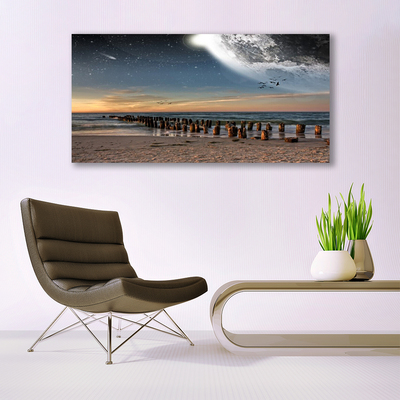 Canvas Kunstdruck Meer Strand Landschaft