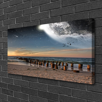 Canvas Kunstdruck Meer Strand Landschaft