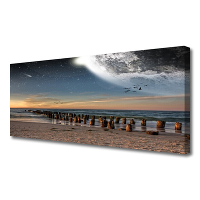 Canvas Kunstdruck Meer Strand Landschaft